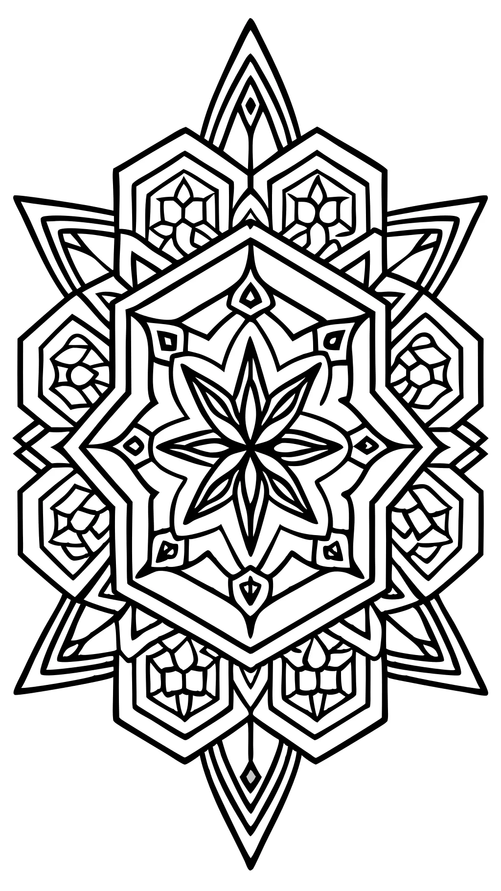 coloring pages for adults geometric